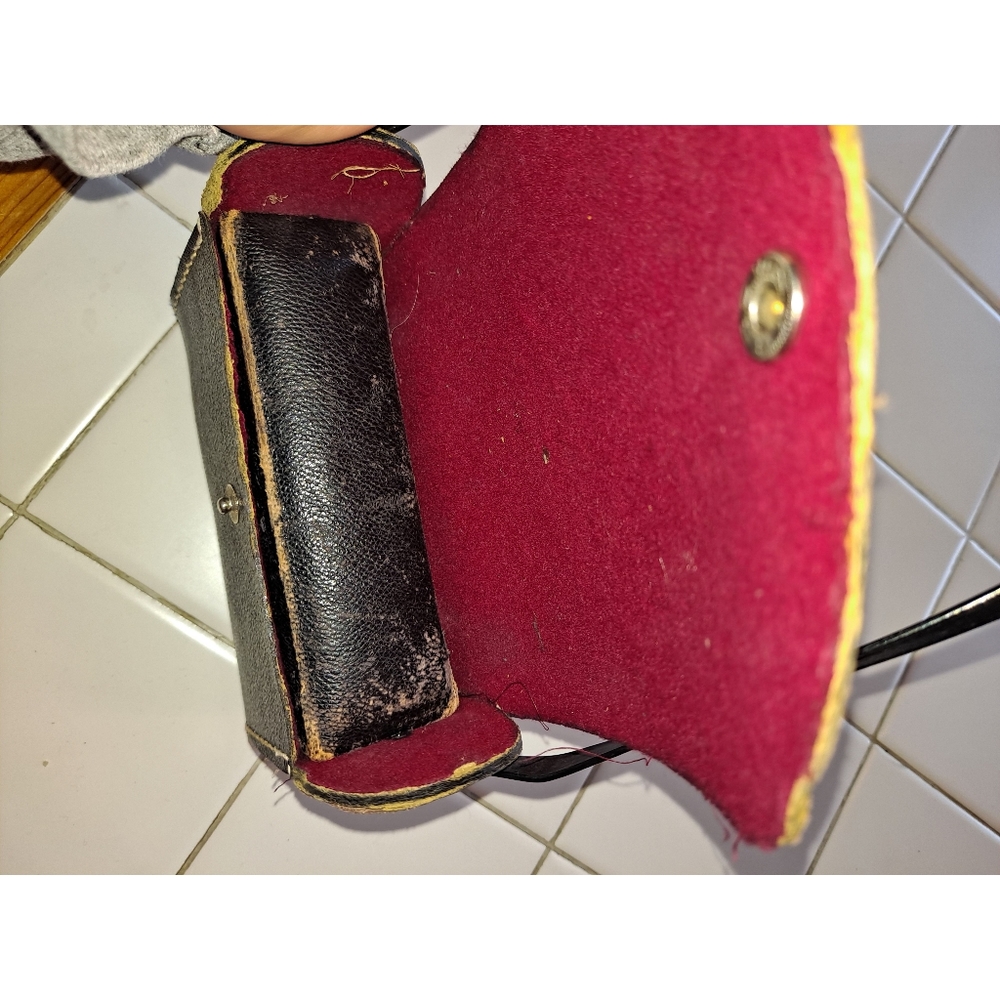 Carl Zeiss Jena black shoulder bag binocular vintage theater case purse opera - Picture 7 of 16